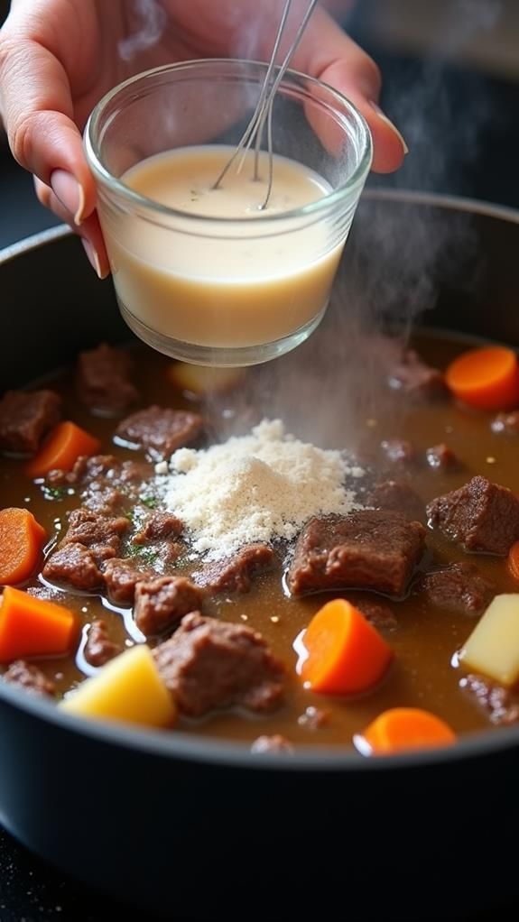 Mąka i Mięso: Wzmocnienie Tekstury Gulaszu